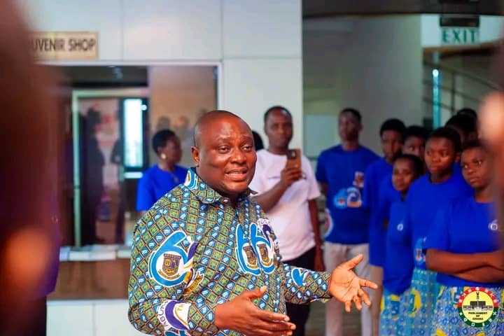 Distinguished speaker addressing ABORSCO alumni